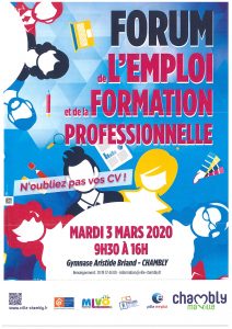 Affiche du forum de l'emploi et de la formation professionnelle